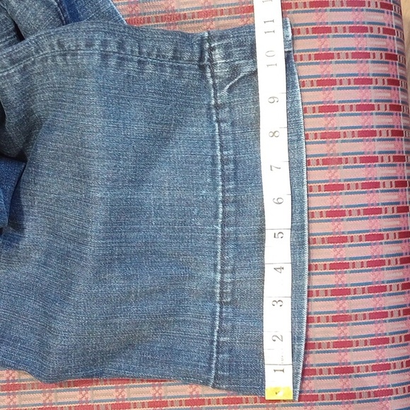 Free 🚛 LDS 6 "X2" Denim Wide Leg Jeans / Hipster - Picture 15 of 15